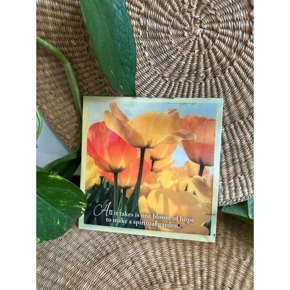 All it takes is one bloom of hope to make a spiritual garden tile - Picture 1 of 10